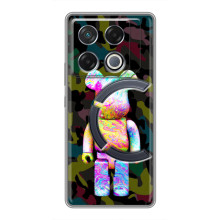 Чехлы для Infinix GT 20 Pro - Bearbrick Louis Vuitton (PREMIUMPrint) (Яркий Bearbrick)