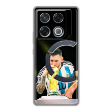 Чехлы для Infinix GT 20 Pro (Leo чемпион) (AlphaPrint) (Кубок Месси)
