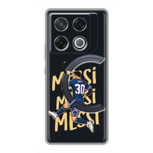 Чехлы для Infinix GT 20 Pro (Leo чемпион) (AlphaPrint) (Messi ПСЖ)