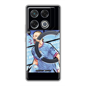 Чехлы с принтом для Infinix GT 20 Pro Футболист – гол Эрлинг Холланд