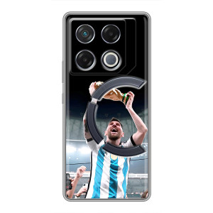 Чехлы Лео Месси Аргентина для Infinix GT 20 Pro – Счастливый Месси