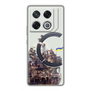 Чехлы на военную тематику для Infinix GT 20 Pro – Азовсталь
