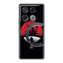 Чехлы с картинкой Итачи Учиха на Infinix GT 20 Pro – Итачи на черном