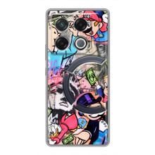 Чехлы с крутыми принтами для Infinix GT 20 Pro - (PREMIUMPrint) (Monopoly man)