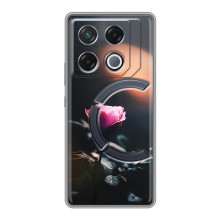 Чехлы с принтом Розочки для Infinix GT 20 Pro – Цветок ночной