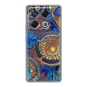 Чехлы со смыслом для Infinix GT 20 Pro – Золотые узоры