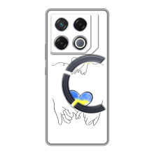 Чохол для Патріота України Infinix GT 20 Pro - (AlphaPrint) (Мир Україні)