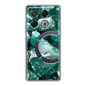 Чехол (Дорого -богато) на Infinix GT 20 Pro – Изумруд