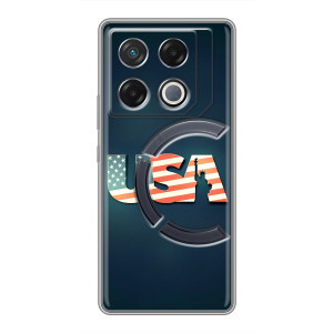 Чехол Флаг USA для Infinix GT 20 Pro – USA