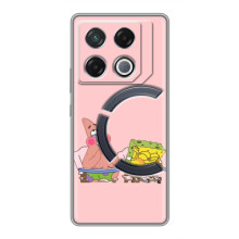 Чохол Губка Боб для ДжіТі 20 Про (За партою)