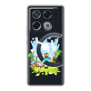 Чехол Майнкрафт на Infinix GT 20 Pro (AlphaPrint) Minecraft