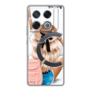 Чехол с печатью для Infinix GT 20 Pro - (Мода) (AlphaPrint)