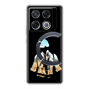 Силиконовый чехол с картинкой "Герой Pubg" на Infinix GT 20 Pro – Пубг мен