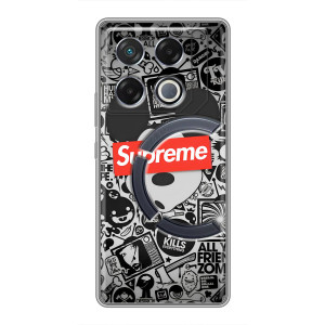 Чохол з Брендами одягу на ГТ 20 Про – Supreme Маус