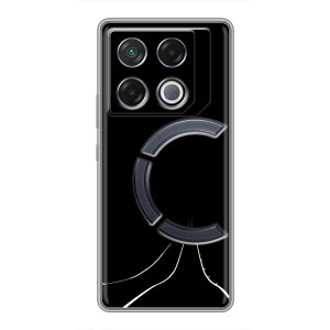 Чехол с картинками на черном фоне для Infinix GT 20 Pro – Дорога