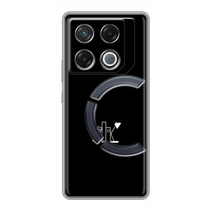 Чехол с картинками на черном фоне для Infinix GT 20 Pro – Книжки
