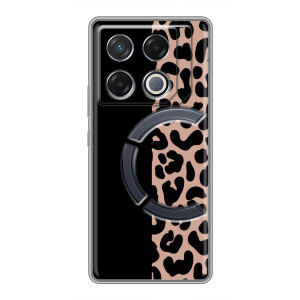 Чохол з леопардовим принтом на Infinix GT 20 Pro – Леопардовий фон