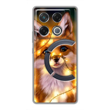 Чехол с Лисичкой для Infinix GT 20 Pro – Новогодний лисенок