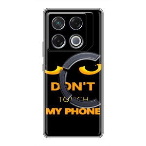 Чехол с Прикольным принтом на Infinix GT 20 Pro – Не трогай мой телефон