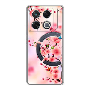 Чохол з картинкою Сакури на Infinix GT 20 Pro – Метелики на сакурі