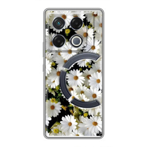 Чехол с ромашками на Infinix GT 20 Pro – Рамка в ромашках
