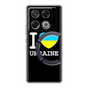 Чохол з Українською символікою на ГТ 20 Про – I Love Ukraine