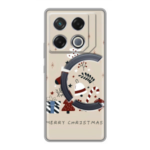 Чехол Санта Клаус для Infinix GT 20 Pro – Merry Christmas