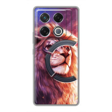 Чохол з картинкою ЛЕВ для Infinix GT 20 Pro (VPrint) (Красочний Лев)