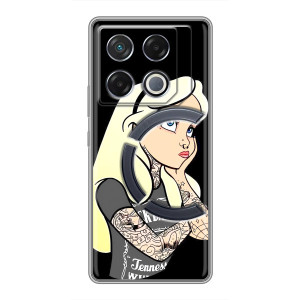 Чехол Стильные девушки на Infinix GT 20 Pro – Девушка обиделась