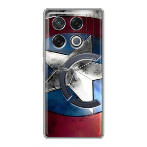 Чехол с Щитом Капитана Америки на Infinix GT 20 Pro – Щит Капитана Америки
