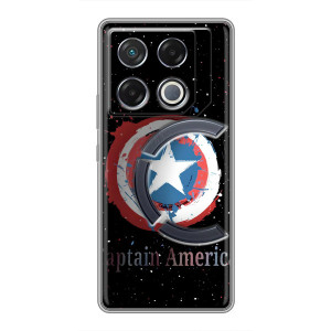 Чехол с Щитом Капитана Америки на Infinix GT 20 Pro – Щит Капитана