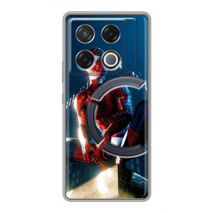 Чехол Супергерой Человека Паука на Infinix GT 20 Pro – Паук на доме