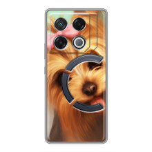 Чехол (ТПУ) Милые собачки для Infinix GT 20 Pro (Йоршенский терьер)