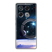 Чехол (ТПУ) с планетами на Infinix GT 20 Pro – Космический вид