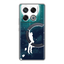 Чехол (ТПУ) с планетами на Infinix GT 20 Pro – To The moon