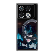 Чехлы Венсдей на Infinix GT 20 Pro Уэнсдей (AlphaPrint) (взгляд Уэнздей)