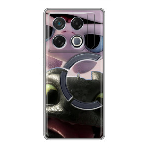 Чехол дракон Беззубик для Infinix GT 20 Pro – Беззубик и Дневная Злость