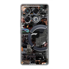 Чехол Формула1 на Infinix GT 20 Pro – Коллаж Ф1