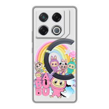 Чохол з Лабубу на Infinix GT 20 Pro (Фон Лабубу)