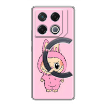 Чохол з Лабубу на Infinix GT 20 Pro (Рожевий Лабубу)