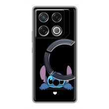 Чохол з принтом Стіч на Infinix GT 20 Pro – Стіч на чорному