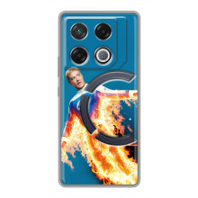 Чехол с принтом Фантастическая четверка для Infinix GT 20 Pro – Человек-Факел