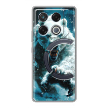 Чехол с картинкой «Хищники» для Infinix GT 20 Pro – Медведь