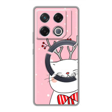 Новогодние Чехлы для ДжиТи 20 Про (VPrint) (Зимний кот)