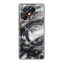 Новогодние, Праздничные Чехлы для Infinix GT 20 Pro - 2024 год (Hello winter)