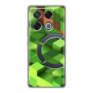 Чехлы для Infinix GT 20 Pro (Персонажи Майн Крафт) (Текстура)