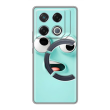 Силиконовые Чехлы (смешные стикеры) для Infinix GT 20 Pro – мордочка