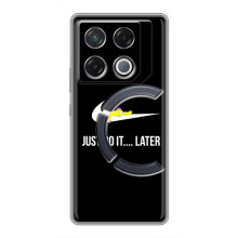 Силиконовый Чехол на Infinix GT 20 Pro с картинкой Nike – Later