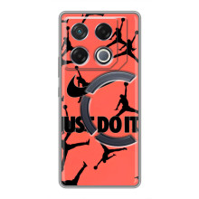 Силиконовый Чехол Nike Air Jordan на ГТ 20 Про (Just Do It)