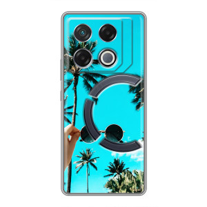 Силиконовый чехол с КАРТИНКАМИ лето для Infinix GT 20 Pro (AlphaPrint)